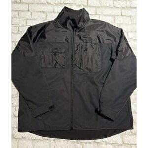 Duluth Trading Jacket Mens 3XL Black Waterproof Motorcycle